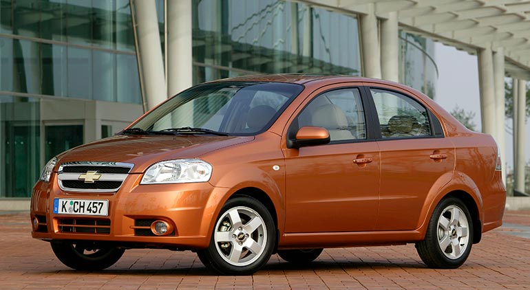 автомобиль Chevrolet Aveo класса седан