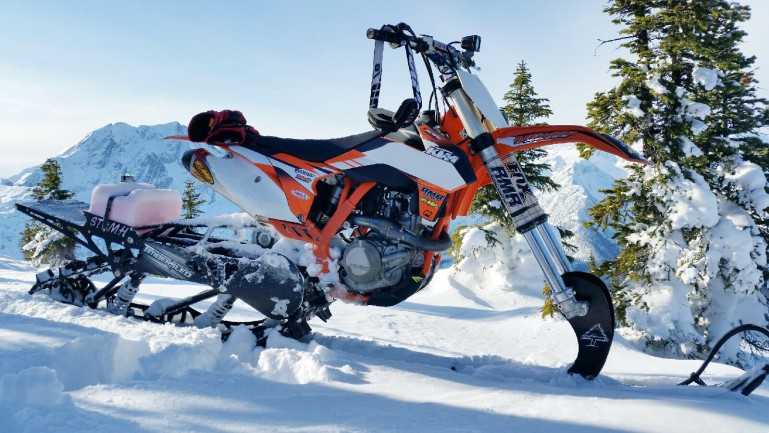 Snow-bike