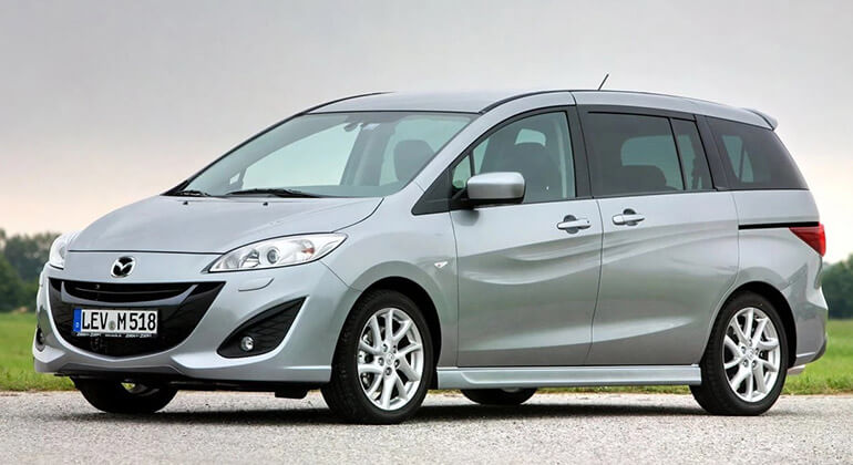 ТОП-18 японских микроавтобусов - на картинке Mazda 5 II